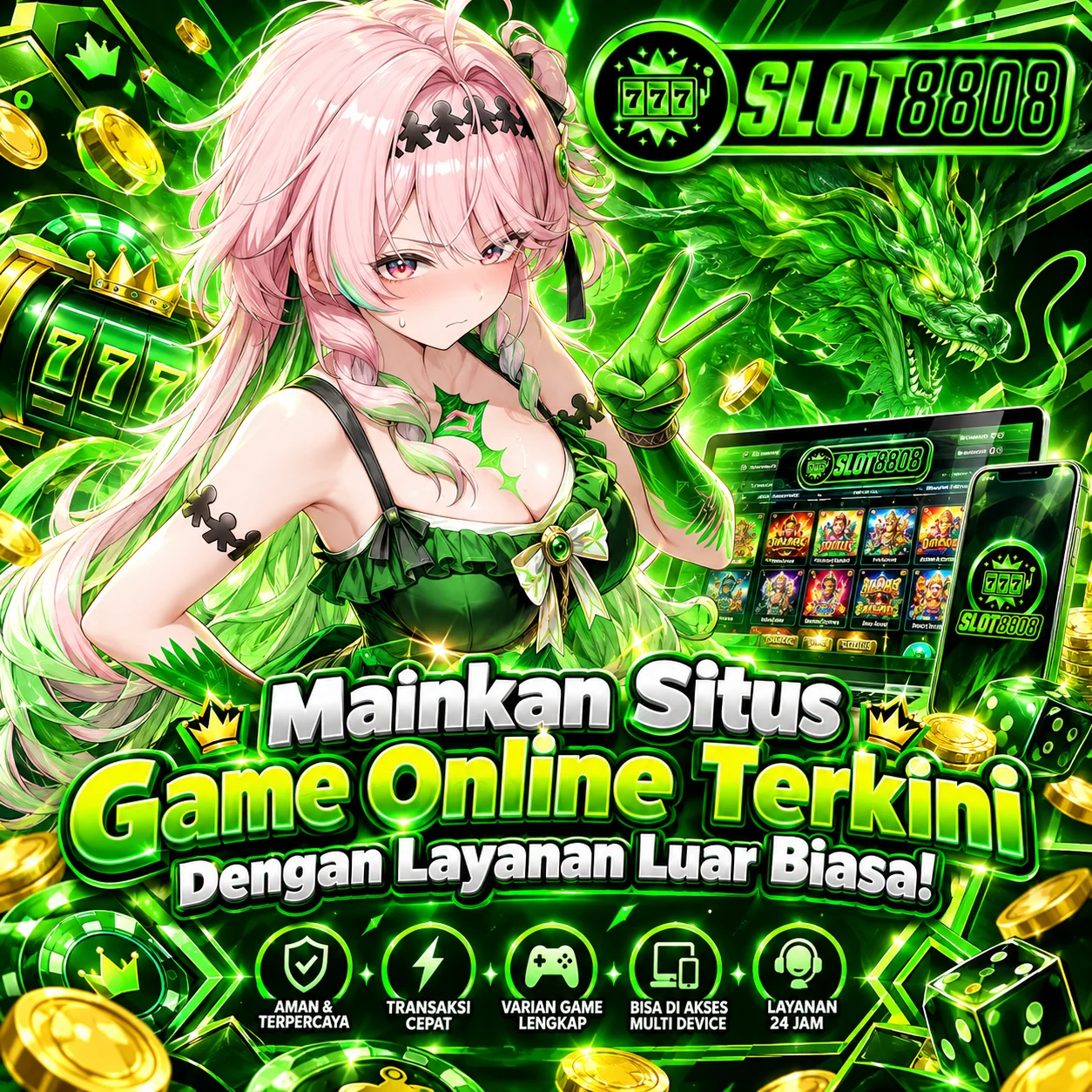 SLOT8808: Mainkan Situs Game Online Terkini Dengan Layanan Luar Biasa!